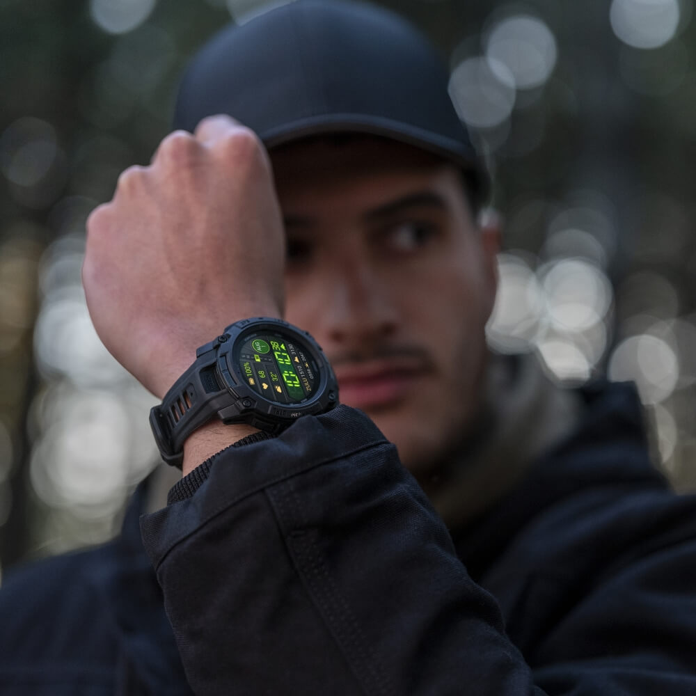 Garmin Instinct 3 Tactical AMOLED 50 mm Schwarz Outdoor Smartwatch bei CardioZone günstig online kaufen