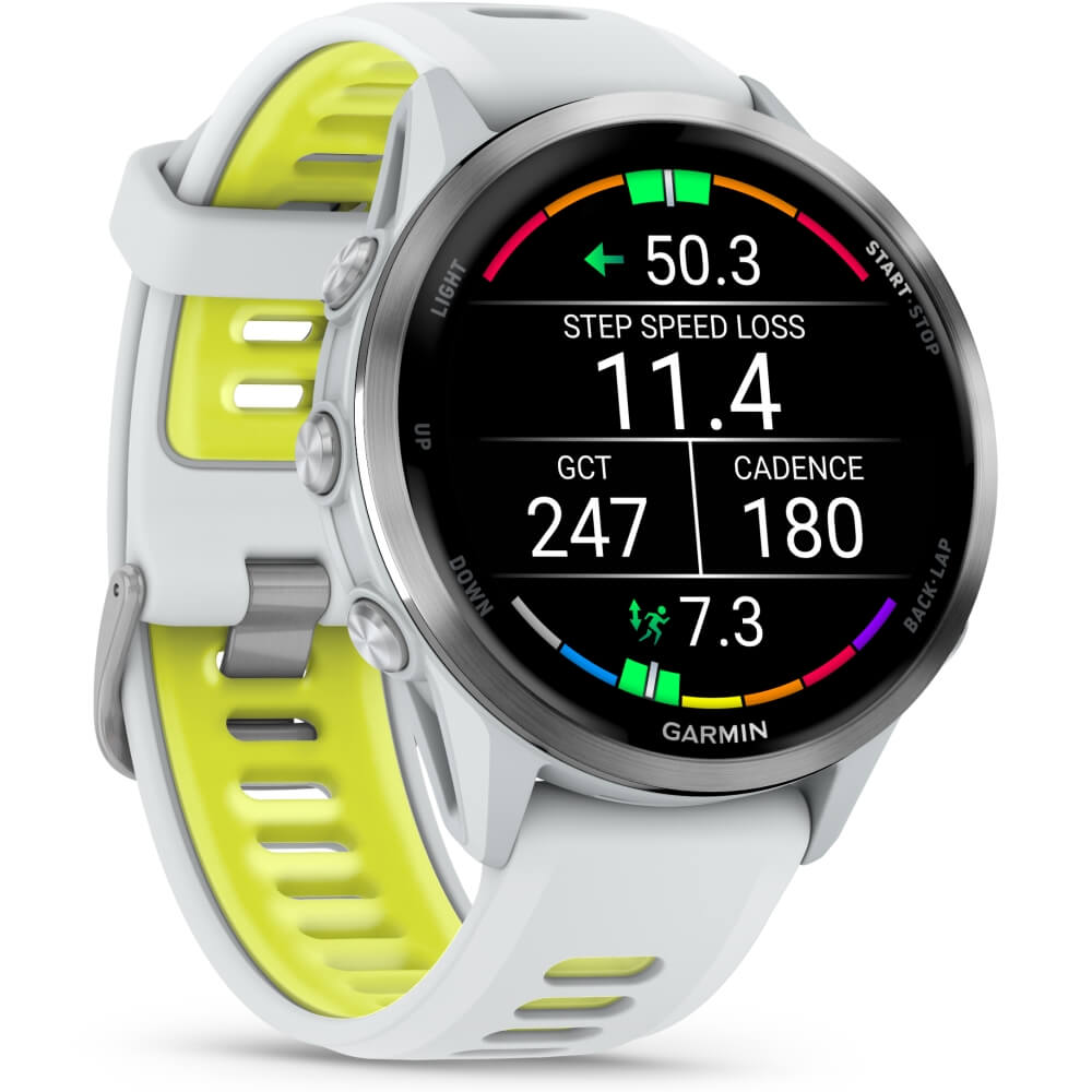 Garmin Forerunner 970 Steinweiss/Titanium Titan Silikon-Wechselarmband 22mm bei CardioZone günstig online kaufen