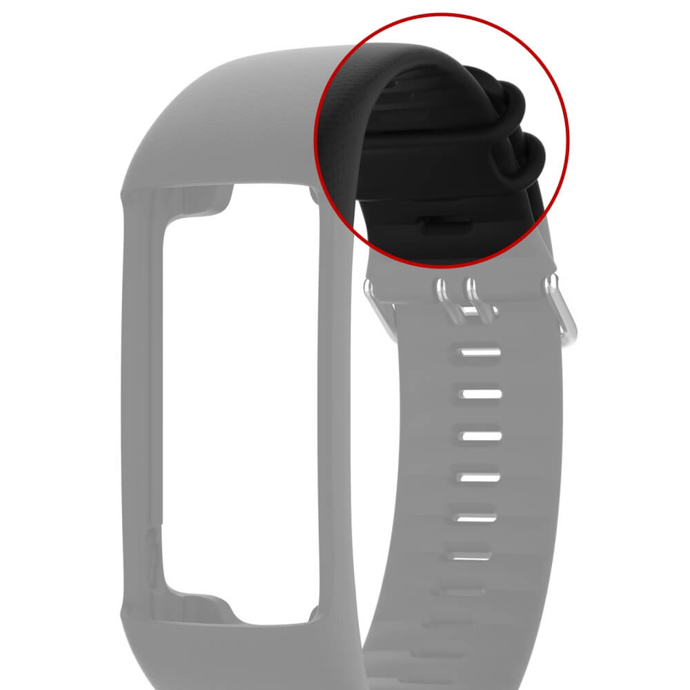 POLAR A370 Armbandschlaufe Schwarz oder Weiss - Ersatzteil bei CardioZone günstig online kaufen