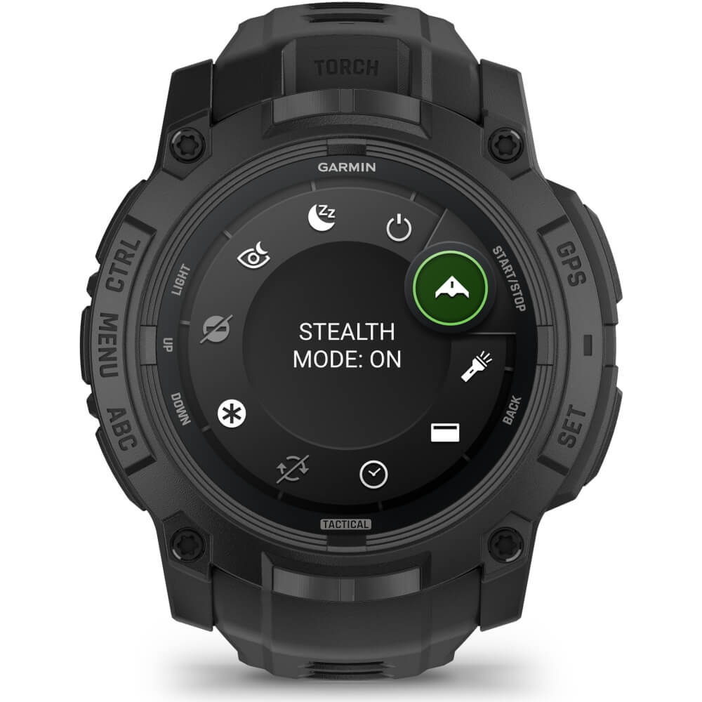 Garmin Instinct 3 Tactical AMOLED 50 mm Schwarz Outdoor Smartwatch bei CardioZone günstig online kaufen