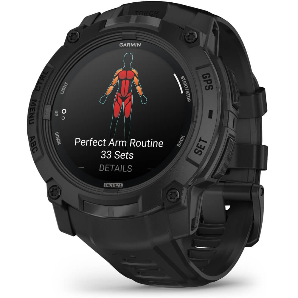 Garmin Instinct 3 Tactical AMOLED 50 mm Schwarz Outdoor Smartwatch bei CardioZone günstig online kaufen