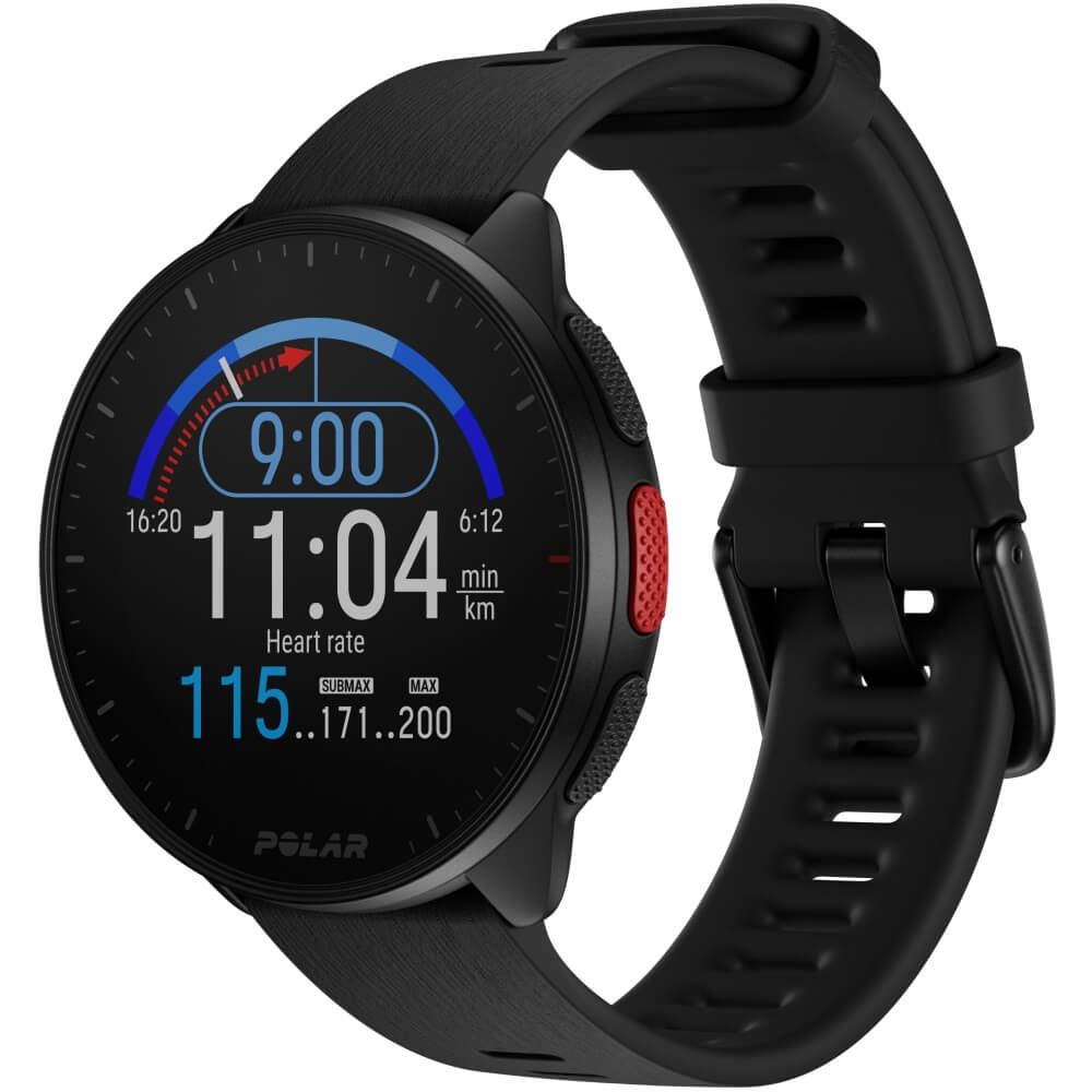 POLAR Equine Pacer Trotting GPS Sportuhr Schwarz + H10 Sender für freies Training & Fahrsport bei CardioZone online kaufen