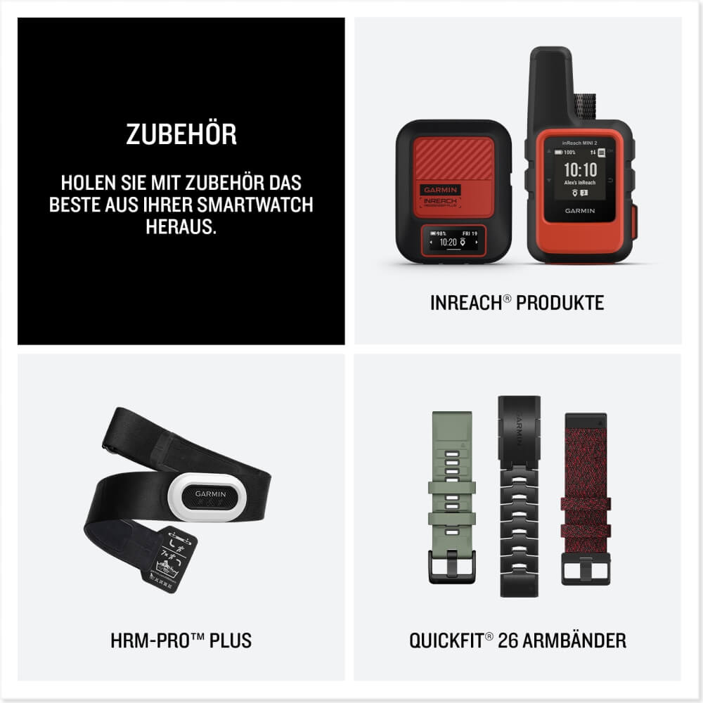 Garmin Instinct 3 Tactical AMOLED 50 mm Schwarz Outdoor Smartwatch bei CardioZone günstig online kaufen