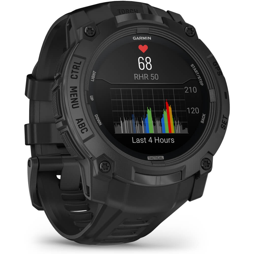 Garmin Instinct 3 Tactical AMOLED 50 mm Schwarz Outdoor Smartwatch bei CardioZone günstig online kaufen