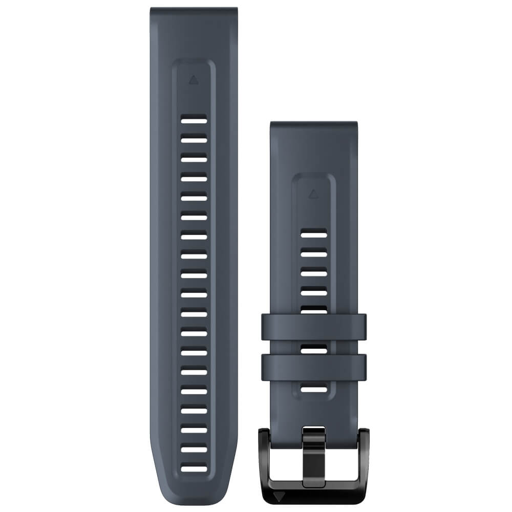 Garmin Quickfit Silikon Armband 22mm Granitblau / Schiefergrau fenix 6/7/epix bei CardioZone günstig online kaufen
