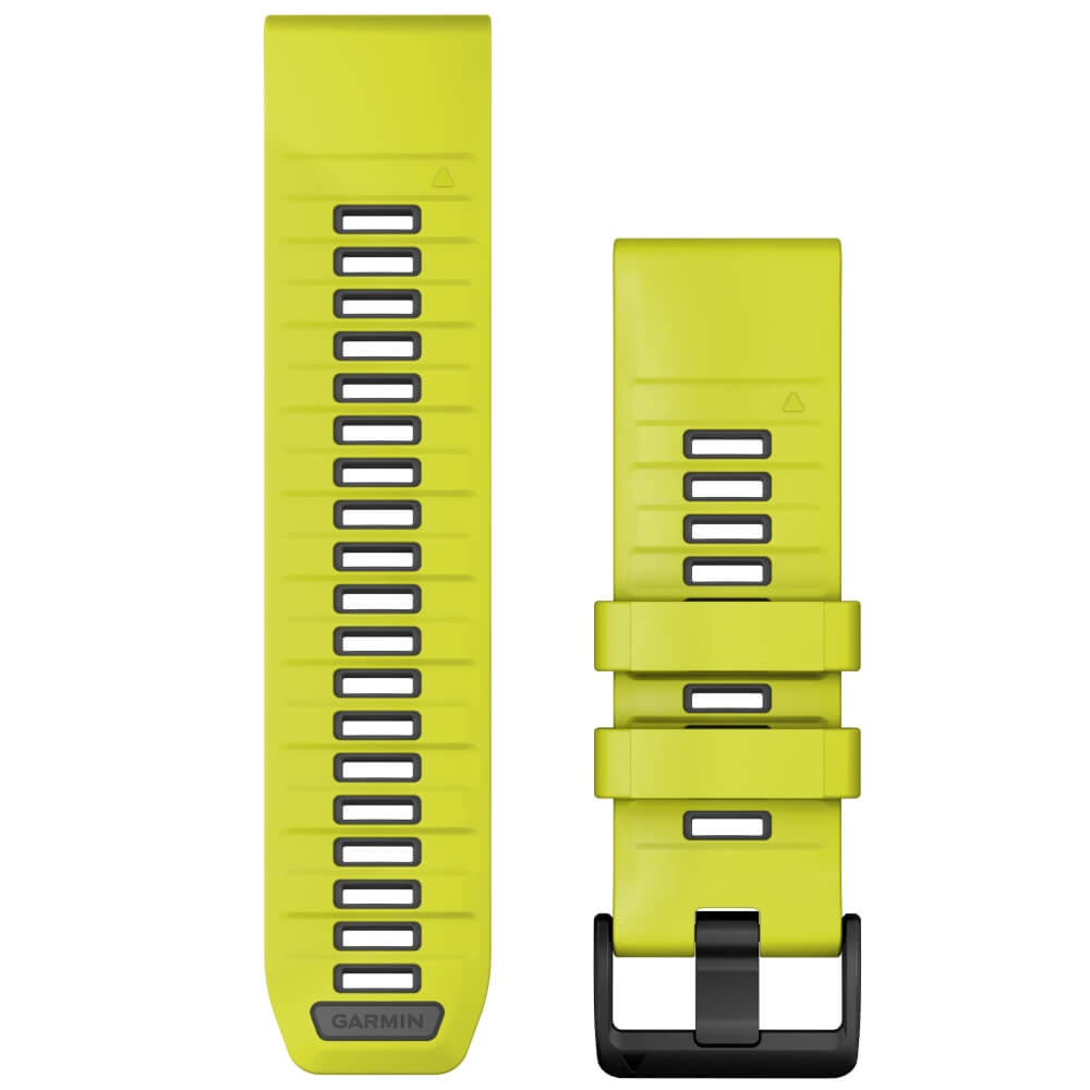 Garmin Quickfit Silikon Armband 26mm Amp-Yellow-Kieselgrau fenix 8 51mm u.a. bei CardioZone günstig online kaufen
