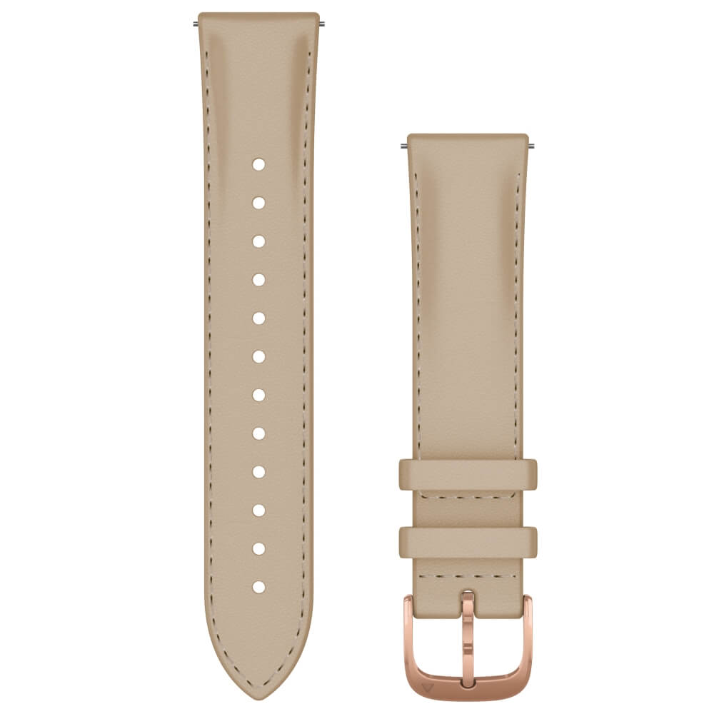 Garmin-Schnell-Wechsel-Leder-Armband-20mm-Sandfarben-18K-Rosegold-010-12924-21-ean753759243647-01 Garmin Schnell-Wechsel Leder Armband 20mm Sandfarben / Rosegold 18K-Gold-PVD-Teile bei CardioZone online kaufen