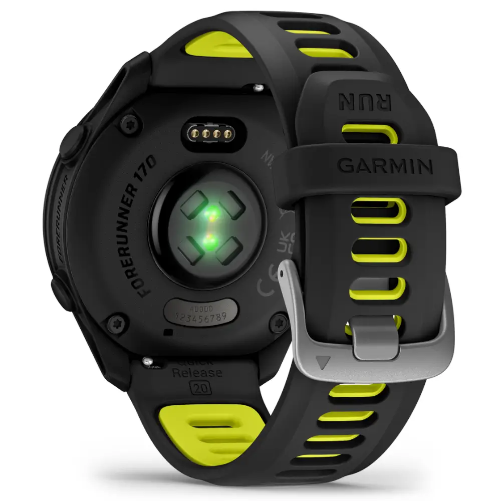 Garmin Forerunner 170 Schwarz Smarte GPS Laufuhr