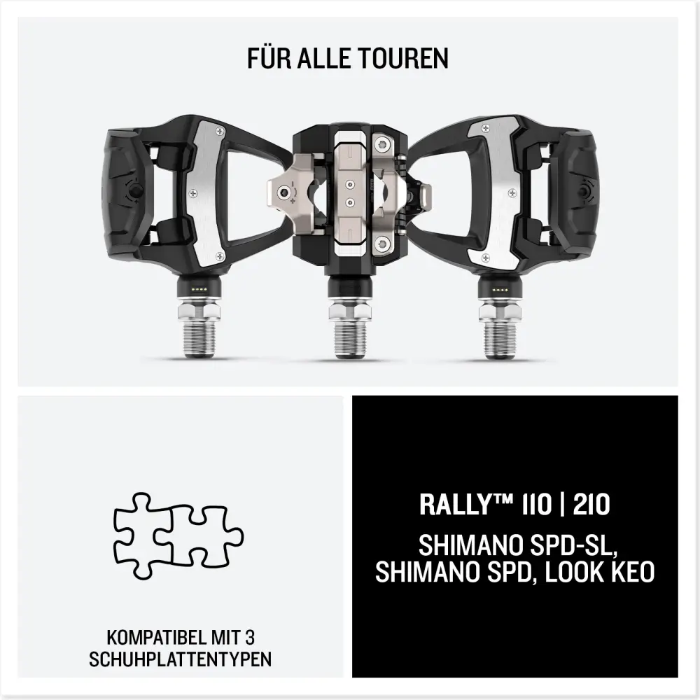 Garmin Rally RK110 Leistungsmesser mit einem Sensor - Look Keo