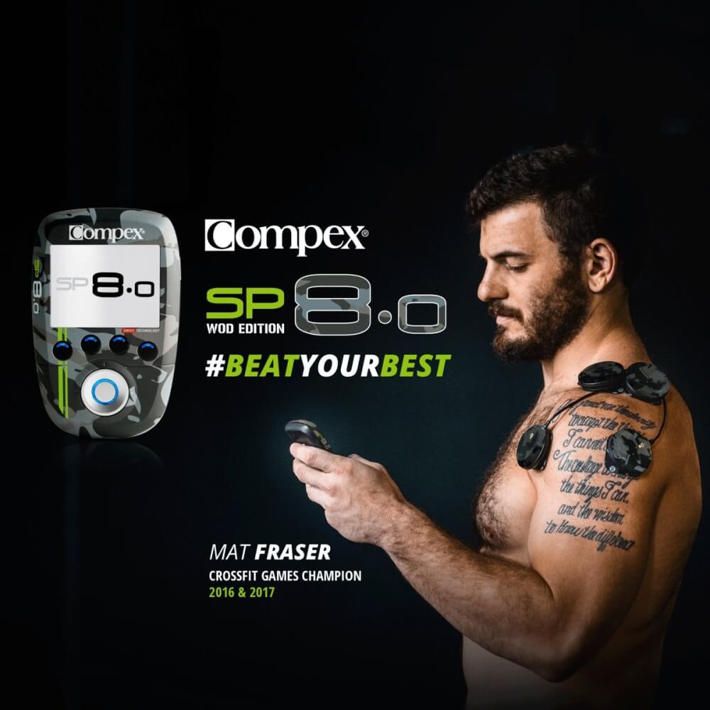 Compex SP 8.0 WOD Edition Eintauschaktion - jetzt zum Sonderpreis - tausche dein altes EMS Gerät gegen das Compex Topmodell