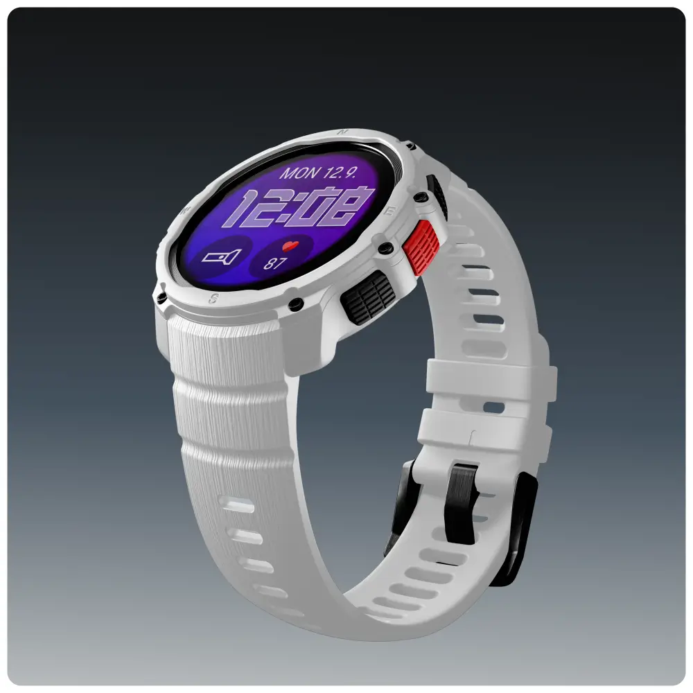 POLAR Street X Snow White Urban Sports Watch mit Amoled Display
