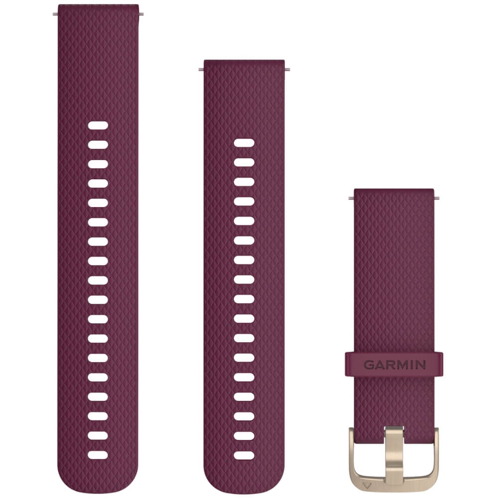 Garmin-Schnell-Wechsel-20mm-Silikon-Armband-Weinrot-Gold-010-12691-05-ean0753759215620-bei-Cardiozone-01