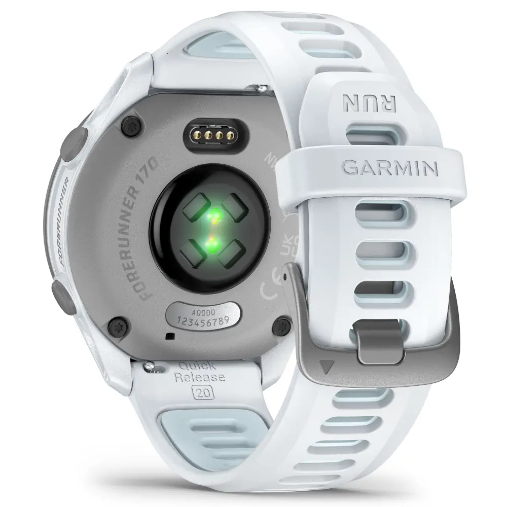 Garmin Forerunner 170 Music Steinweiss/Pudergrau Smarte GPS Laufuhr