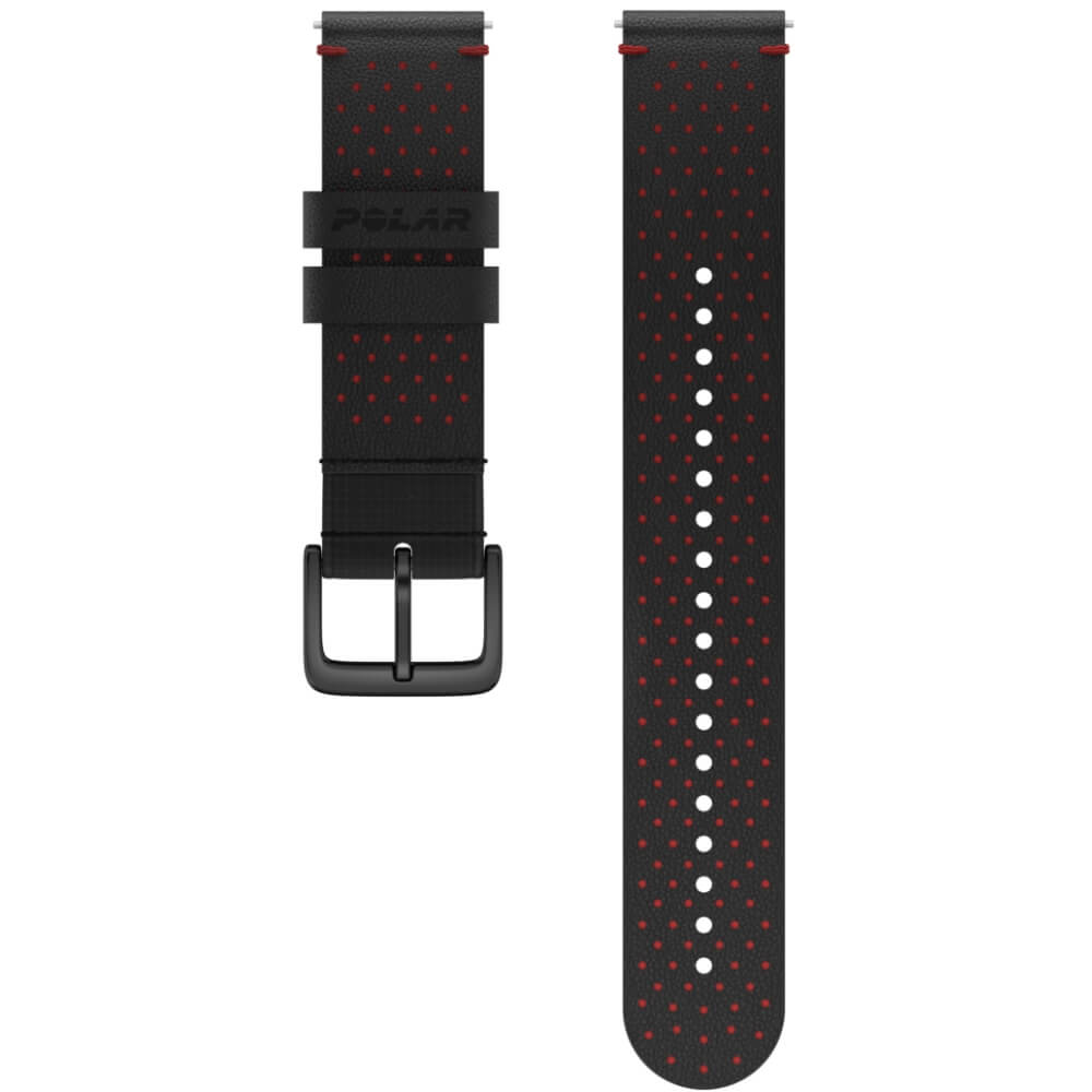 POLAR Leder Armband 20mm Schwarz Gr. M/L bei CardioZone günstig online kaufen