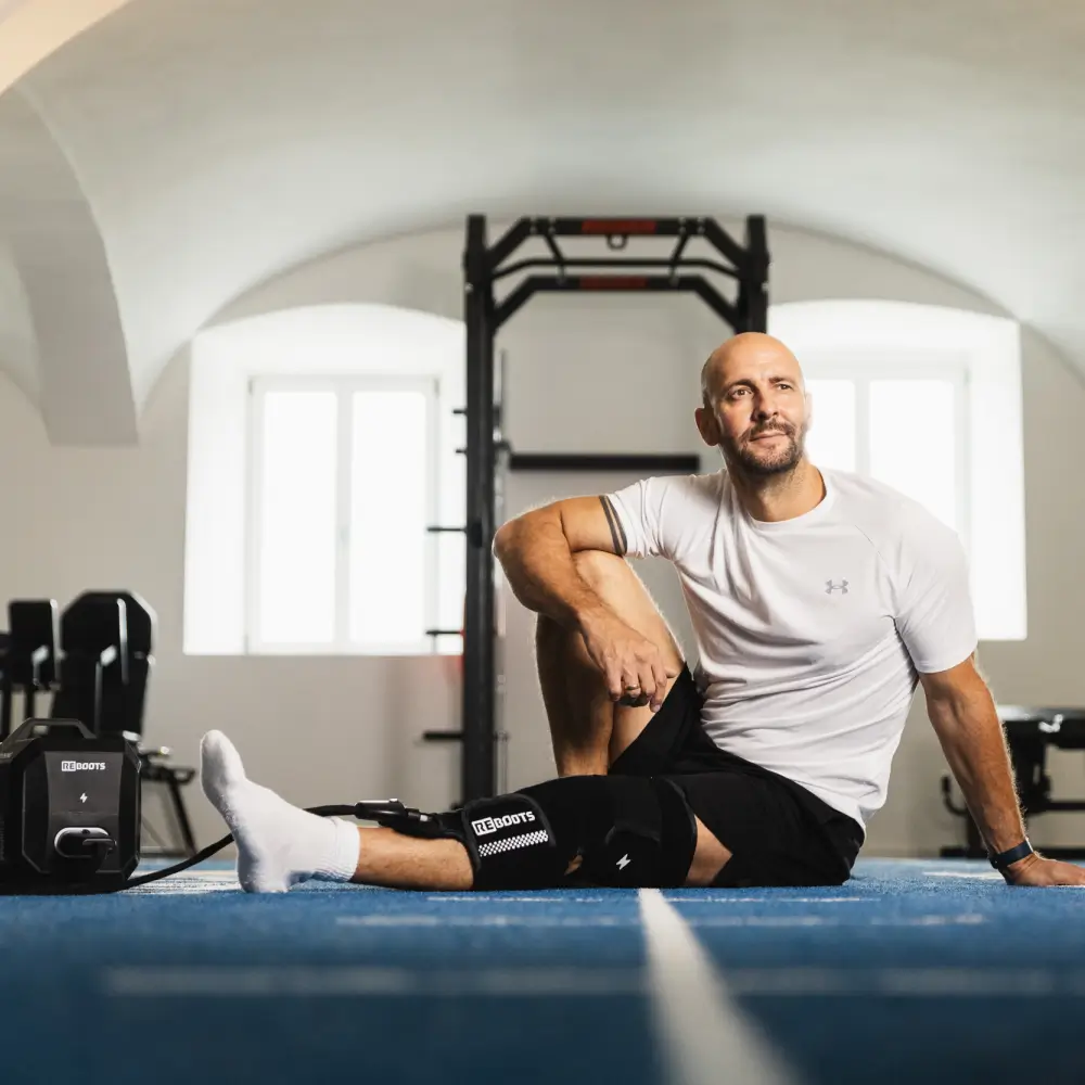 Reboots Cryo One Set Knie – Mobiles 3-in-1 Kälte-, Wärme- & Kompressionsgerät