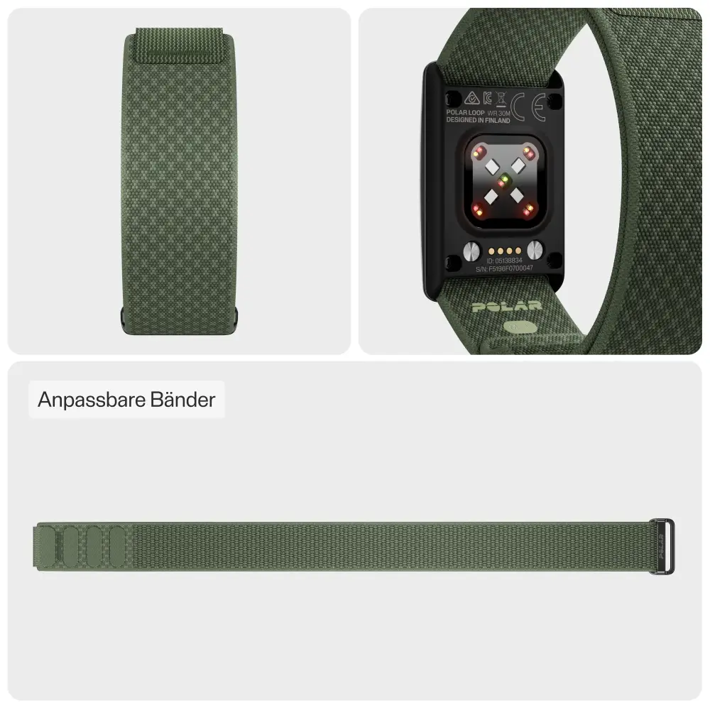 Polar Loop SoftWeave Wechselarmband – Forest Green