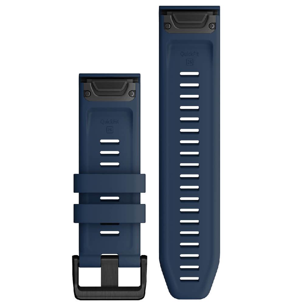 Garmin Quickfit Silikon Armband 26mm Kapitänsblau bei CardioZone günstig online kaufen