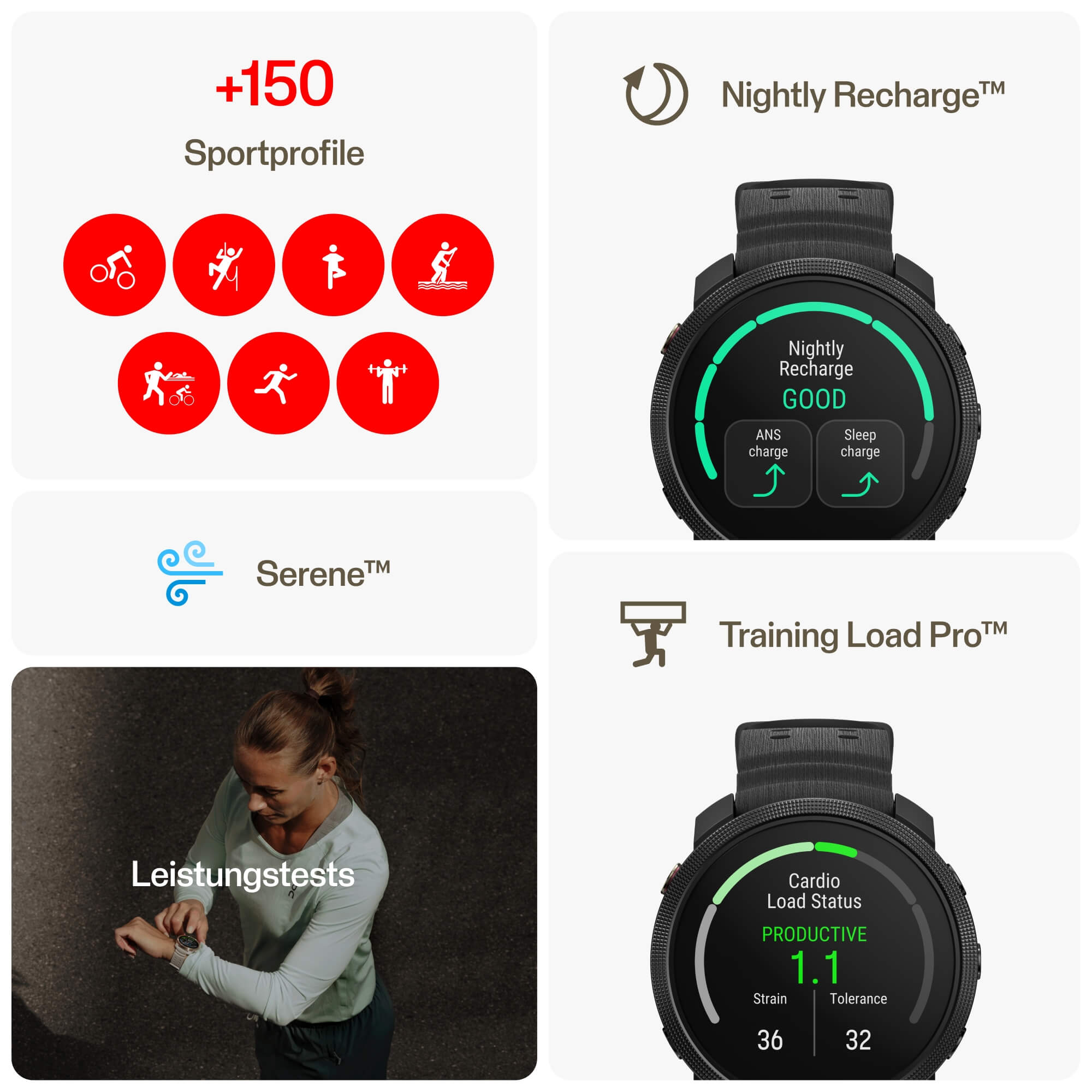 POLAR Vantage M3 Night Black Multisport Uhr Gr. S-L bei CardioZone günstig online kaufen