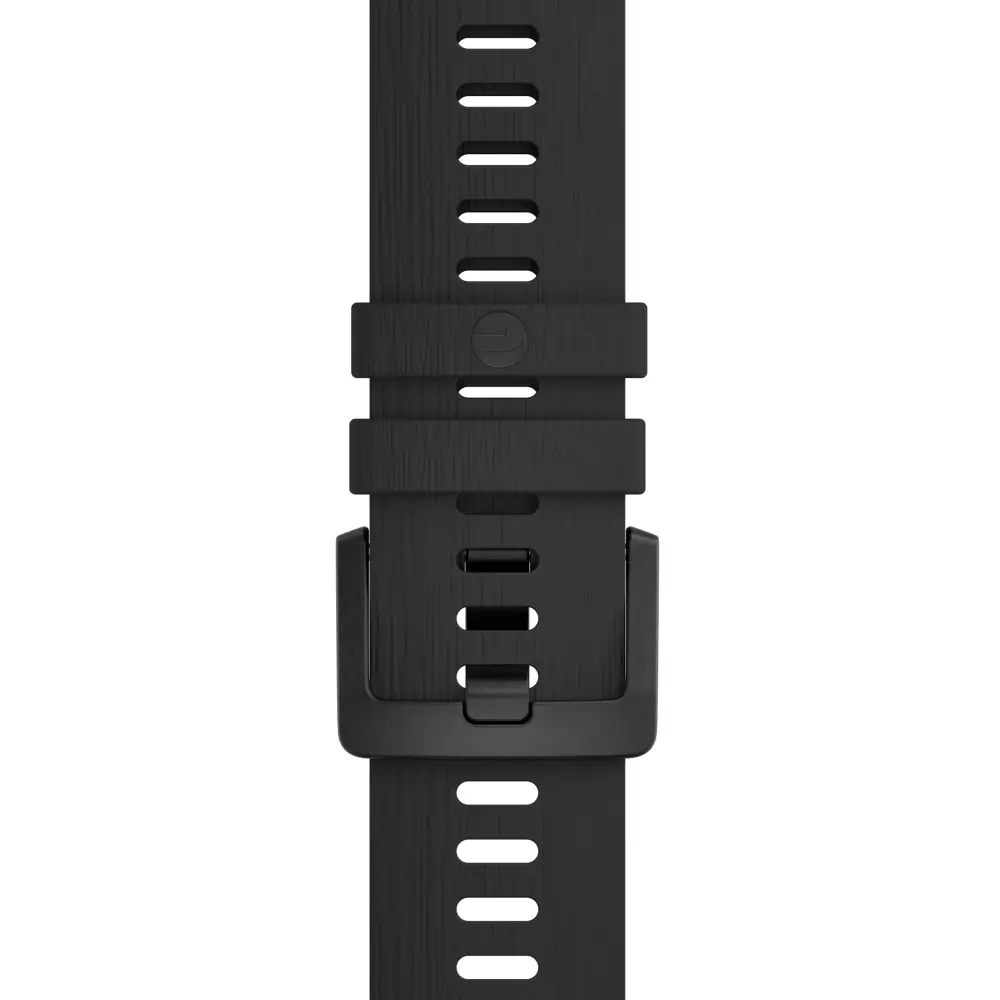 POLAR Street X Silikon Armband Night Black/Silber Gr. S-L