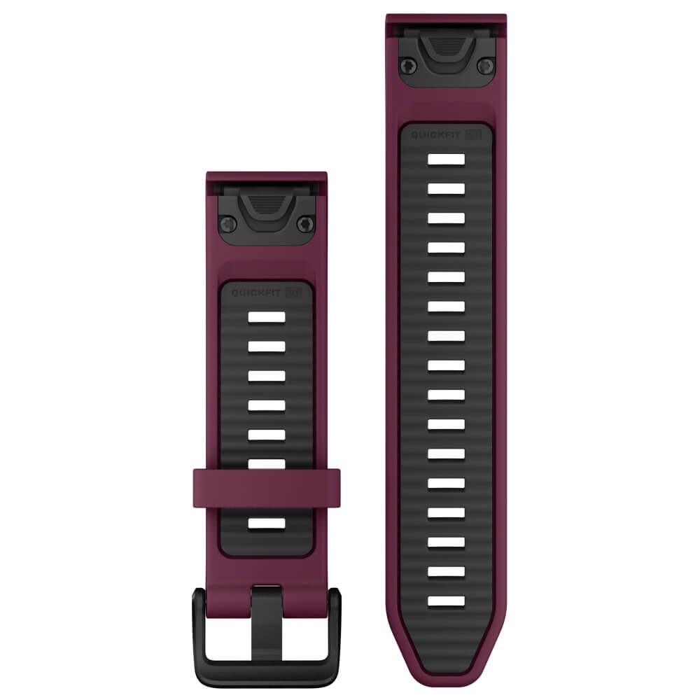 Garmin Quickfit Silikon Armband 20mm Merlot-Graphit fenix 8 43mm u.a. bei CardioZone günstig online kaufen
