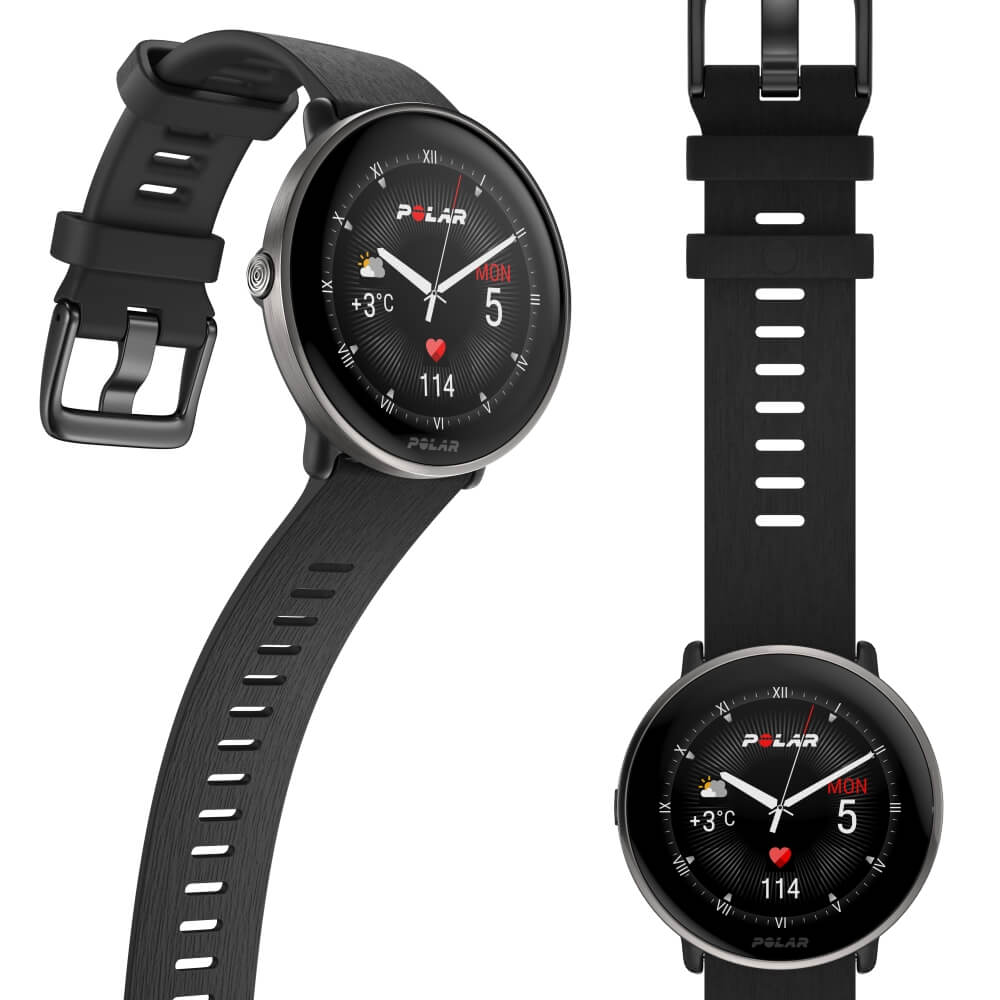 POLAR Ignite 3 Titanium Silikon Schwarz GPS Fitness Sportuhr bei CardioZone günstig online kaufen