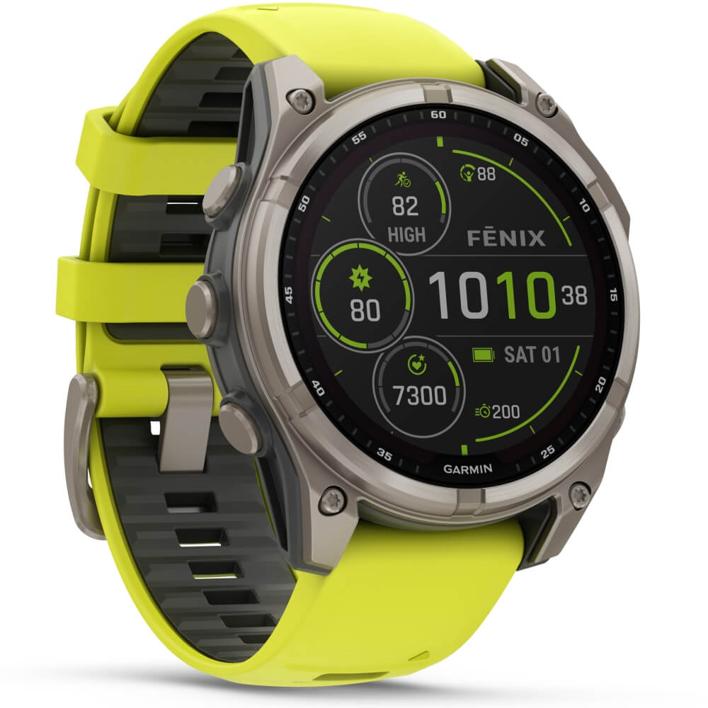 Garmin fenix 8 47 mm Solar Sapphire Graphit/Titanium Titan Multisport-Smartwatch bei CardioZone günstig online kaufen