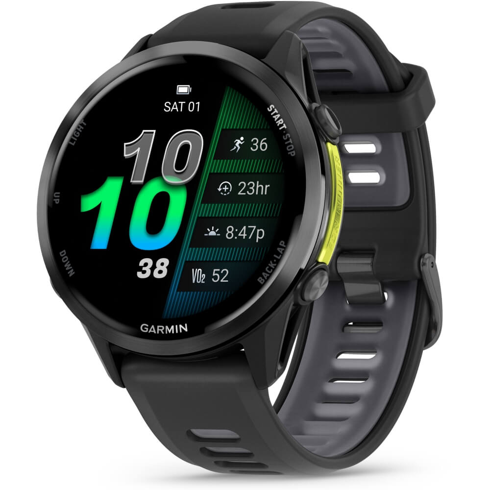 Garmin Forerunner 970 Schwarz/Carbongrau Titan DLC Silikon-Wechselarmband 22mm bei CardioZone günstig online kaufen