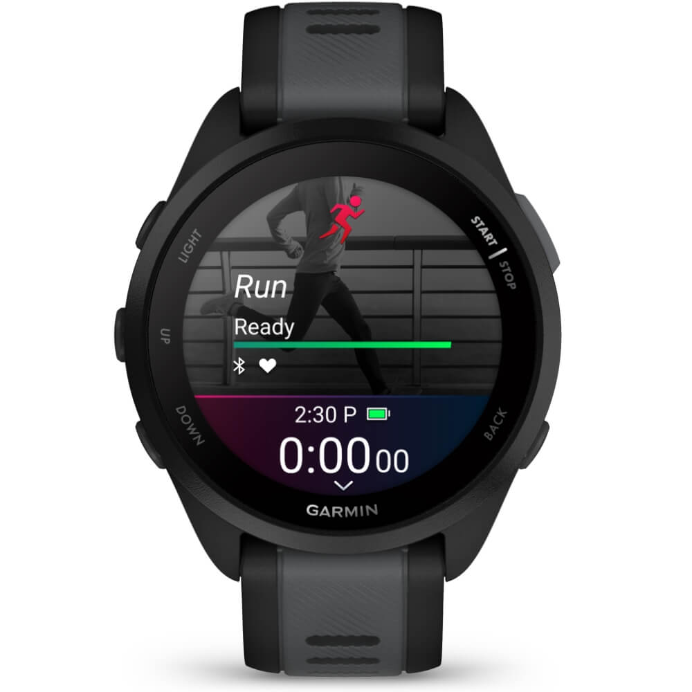 Garmin Forerunner 165 Music Schwarz/Schiefergrau smarte Laufuhr bei CardioZone günstig online kaufen