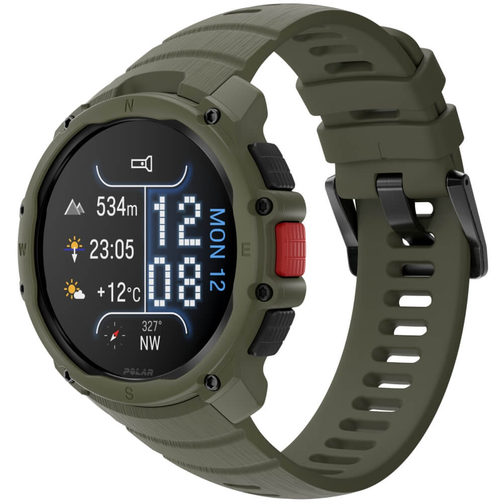 POLAR Street X Forrest Green Urban Sports Watch mit Amoled Display