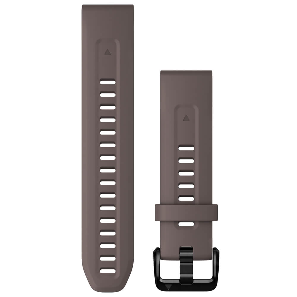 Garmin Quickfit Silikon Armband 20mm Dunkelgrau / Schiefergrau fenix 8 43mm u.a.