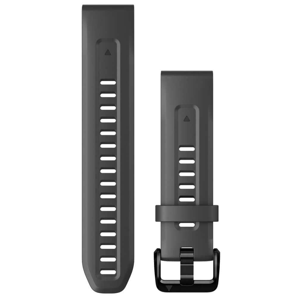 Garmin Quickfit Silikon Armband 20mm Graphit / Schiefergrau fenix 6S/7S bei CardioZone günstig online kaufen