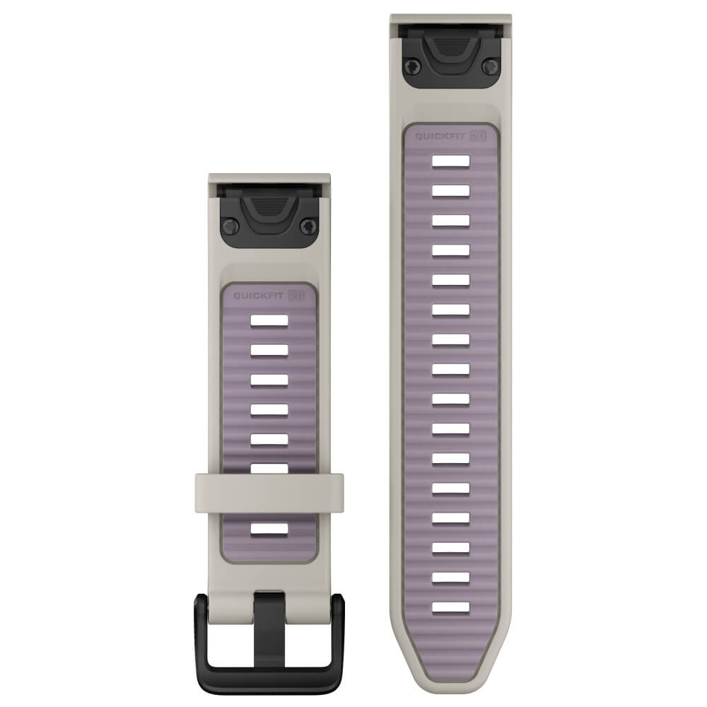 Garmin Quickfit Silikon Armband 20mm Nebelgrau-Lavendel fenix 8 43mm u.a. bei CardioZone günstig online kaufen