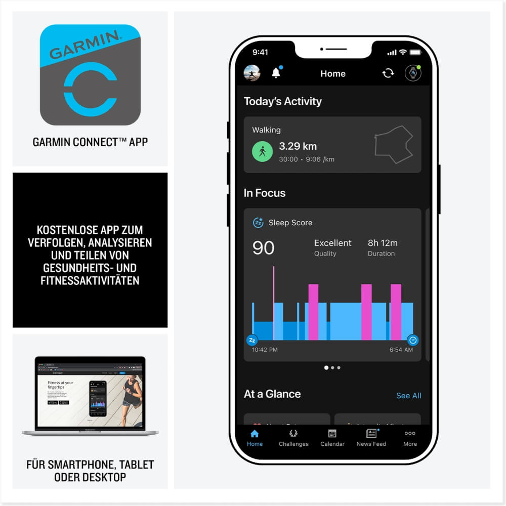 Garmin Instinct 3 AMOLED 45 mm Schwarz 22mm Silikonarmband Schwarz bei CardioZone günstig online kaufen