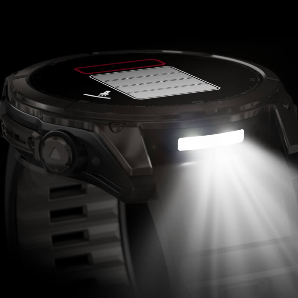 Garmin fenix 8 51 mm AMOLED Sapphire Schwarz/Carbongrau Titan DLC Multisport-Smartwatch bei CardioZone günstig online kaufen