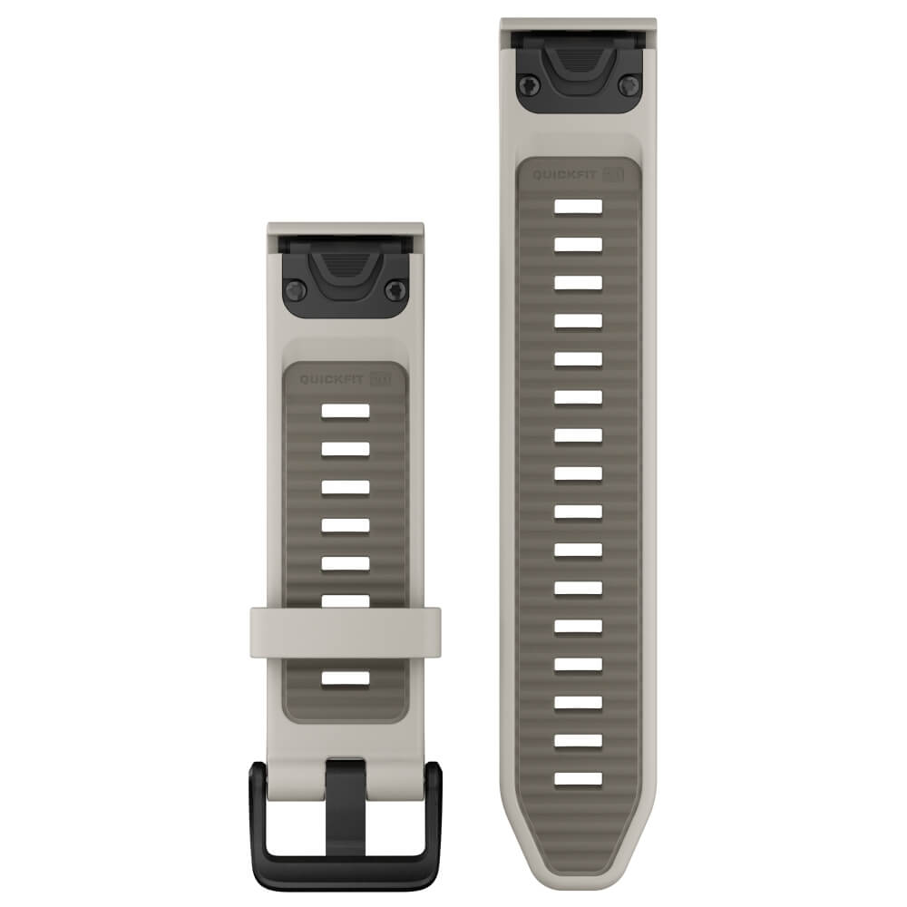 Garmin Quickfit Silikon Armband 20mm Nebelgrau-Sandstein fenix 8 43mm u.a. bei CardioZone günstig online kaufen