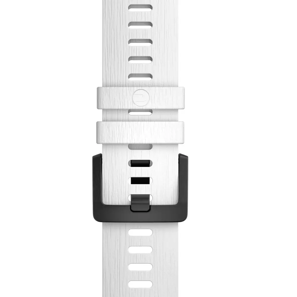 POLAR Street X Silikon Armband Snow White/Silber Gr. S-L