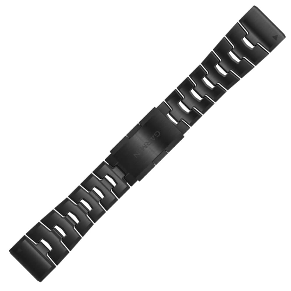 Garmin Quickfit Titan Armband 26mm DLC Beschichtung Anthrazitgrau für fenix 6X bei CardioZone günstig online kaufen