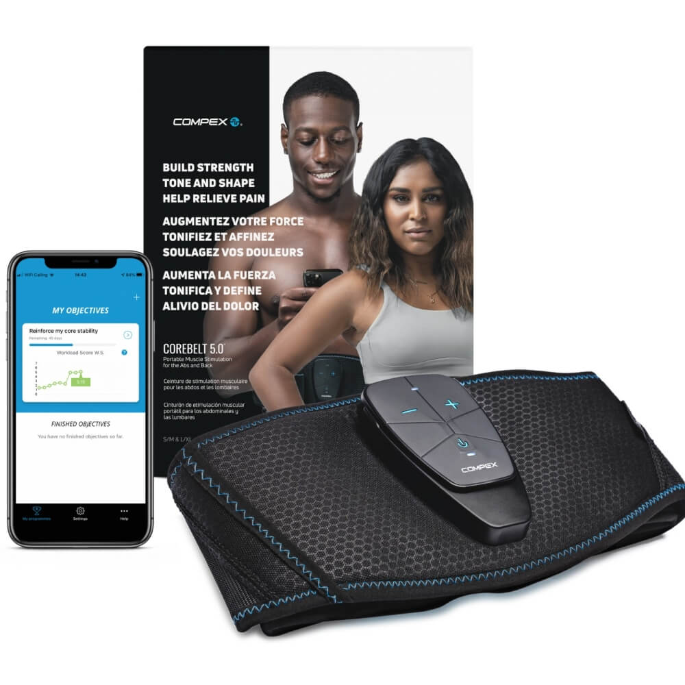 Compex Corebelt 5.0 Bauch und Rückentrainer Set bei CardioZone günstig online kaufen
