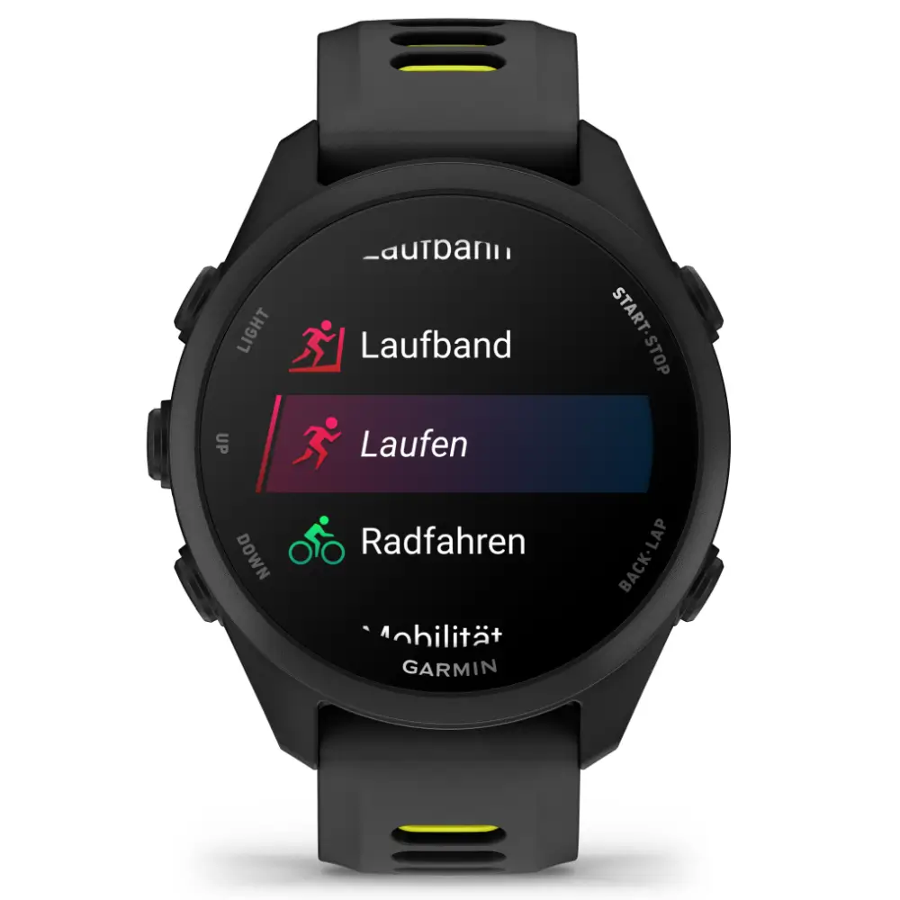 Garmin Forerunner 170 Schwarz Smarte GPS Laufuhr