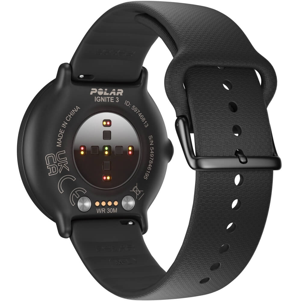 POLAR Ignite 3 GPS Fitness Sportuhr Night Black S-L bei CardioZone günstig online kaufen