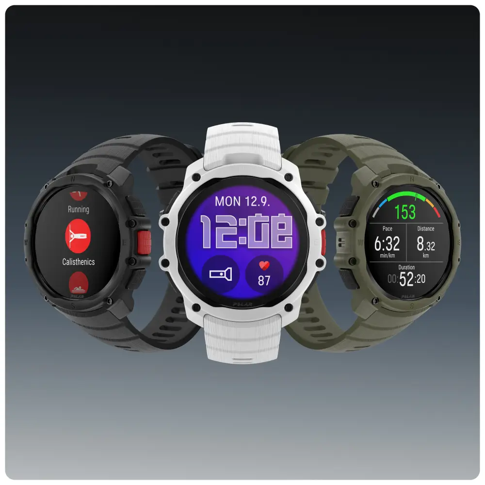 POLAR Street X Forrest Green Urban Sports Watch mit Amoled Display