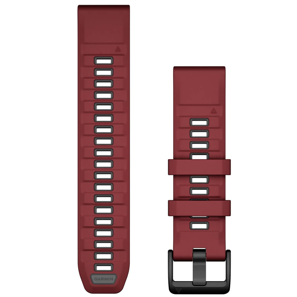 Garmin-QuickFit-22mm-Silikon-Armband-Marsala-Graphit-010-13392-06-ean0753759338992-bei-Cardiozone-01 Garmin Quickfit Silikon Armband 22mm Marsala-Graphit fenix 8 47mm u.a. bei CardioZone günstig online kaufen