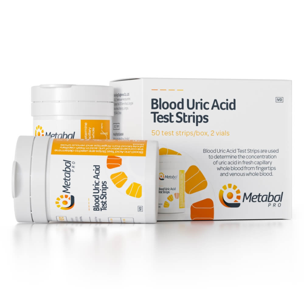 Mesics Metabol Pro Harnsäure Teststreifen Big Pack 50