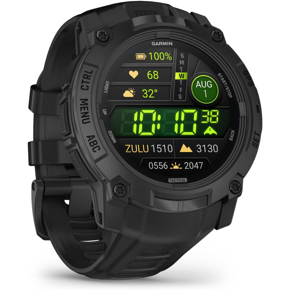 Garmin Instinct 3 Tactical AMOLED 50 mm Schwarz Outdoor Smartwatch bei CardioZone günstig online kaufen