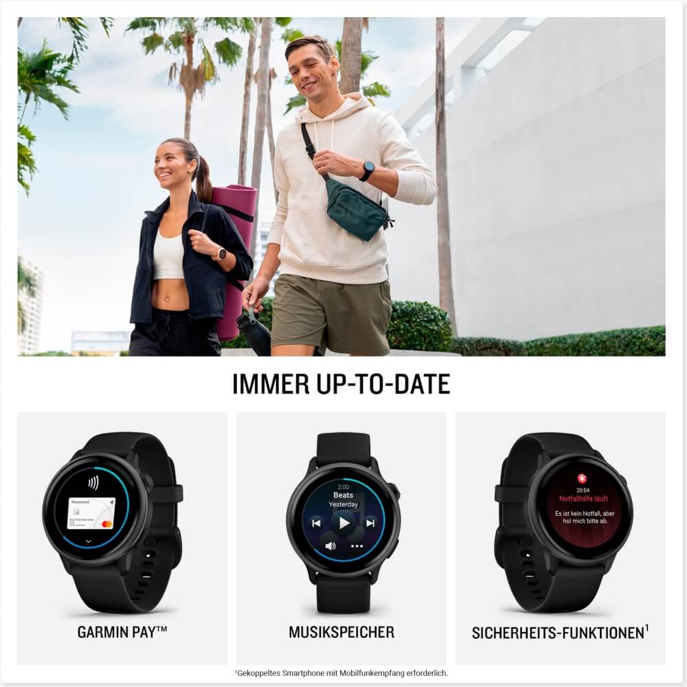 Garmin vivoactive 6 Pink Dawn Metallic Schnellwechsel-Silikon-Armband 20mm bei CardioZone günstig online kaufen