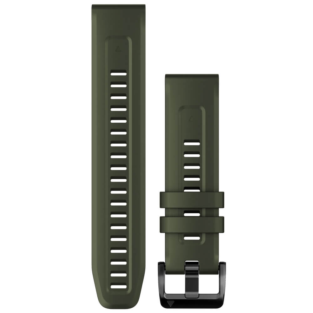 Garmin Quickfit Silikon Armband 22mm Moosgrün / Schiefergrau fenix 6/7/epix bei CardioZone günstig online kaufen