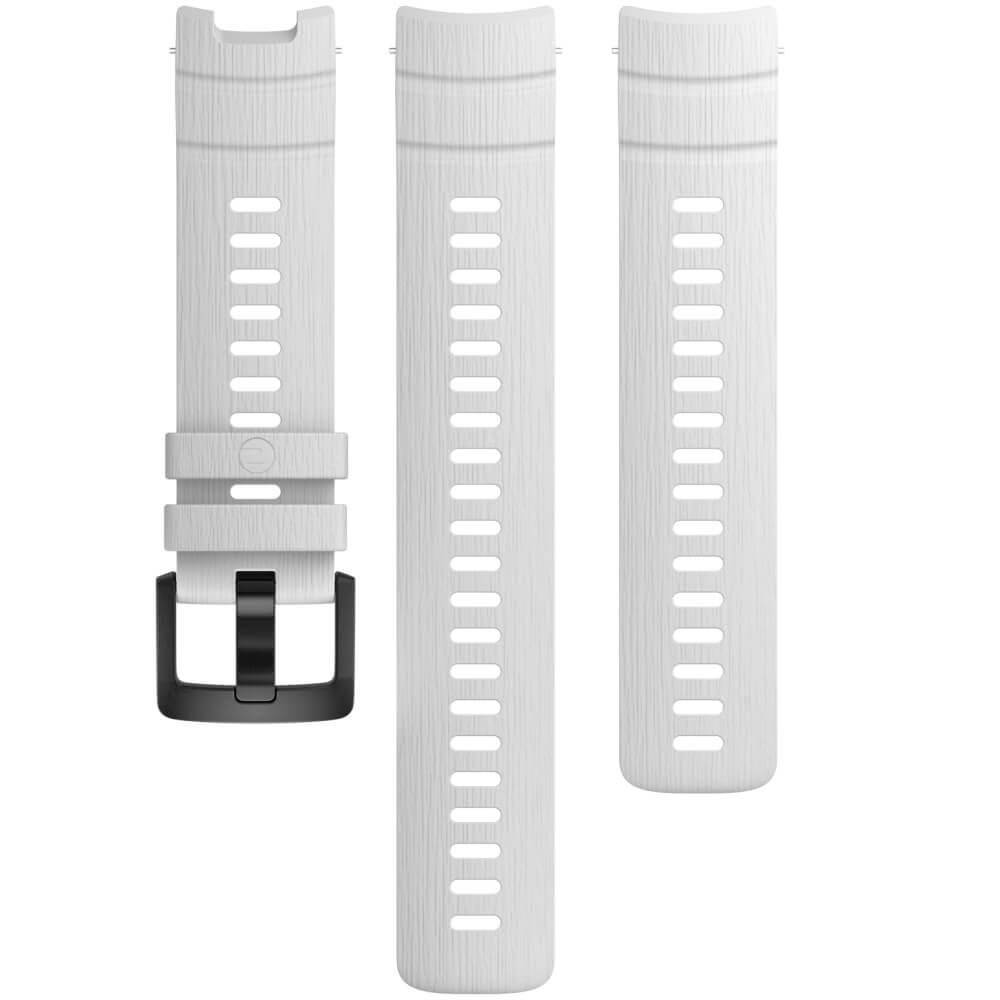 POLAR Street X Silikon Armband Snow White/Silber Gr. S-L