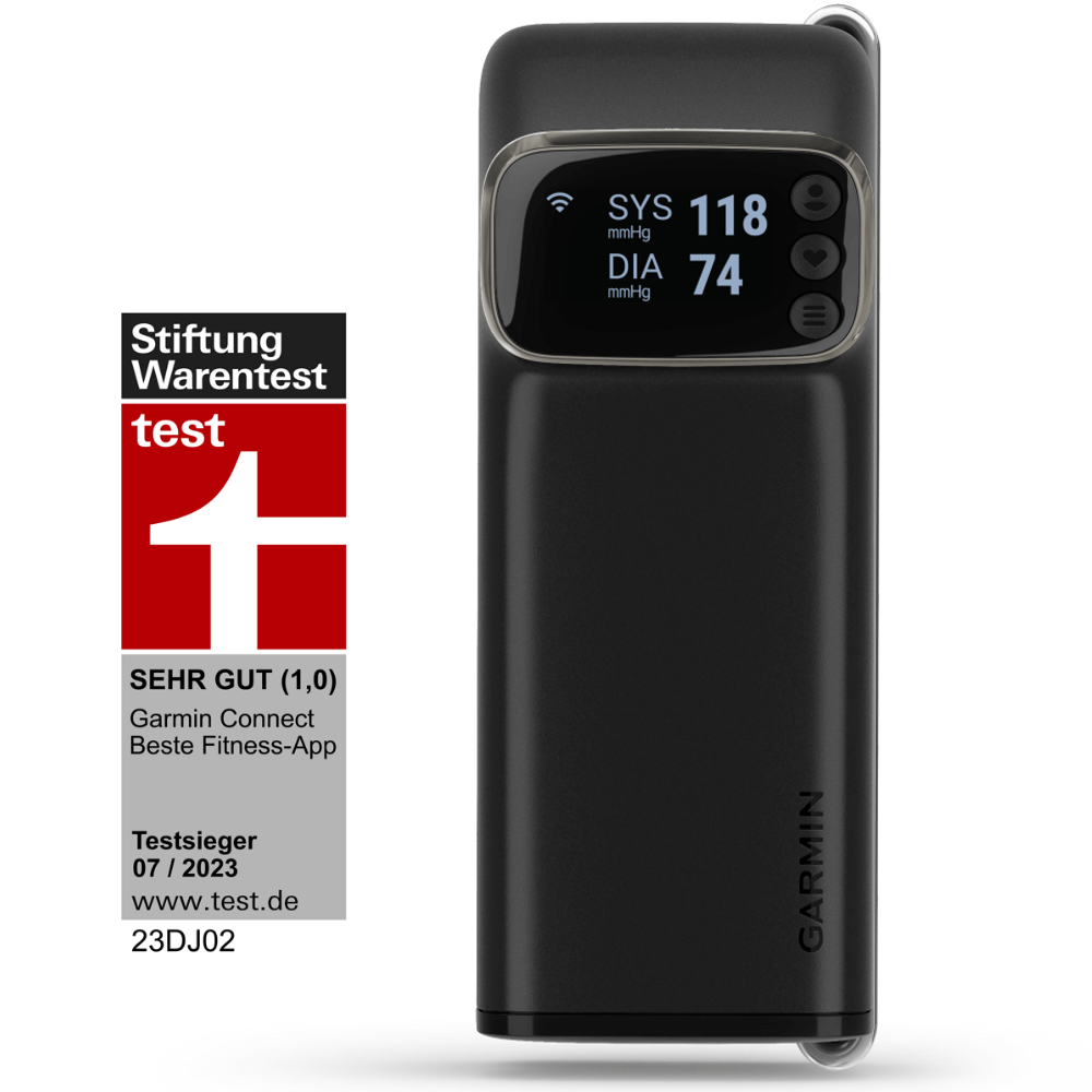 Garmin Index BPM Blutdruckmessgerät Schwarz bei CardioZone günstig online kaufen