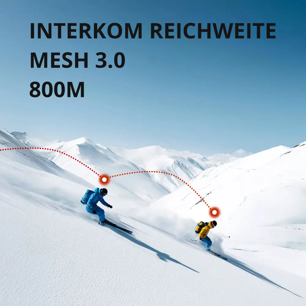 Sena Latitude S2 Smarter Ski- & Snowboardhelm Mesh 3.0 Interkom