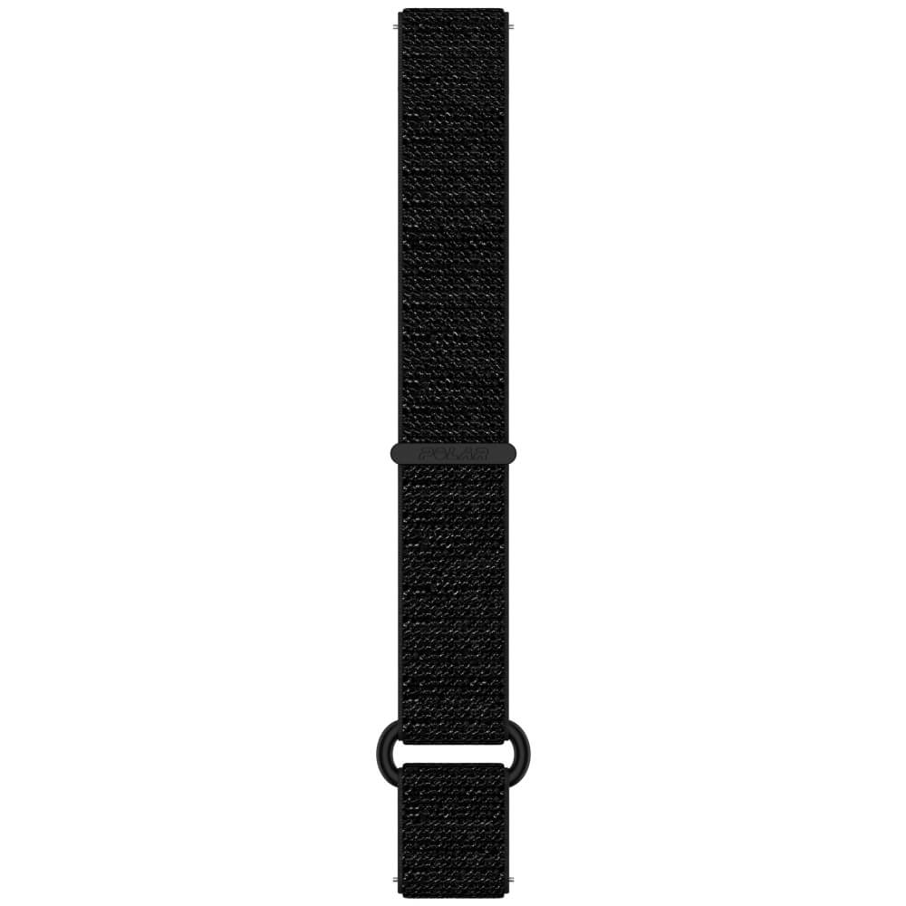 Polar-Armband-20mm-Schwarz-Nylon-Klett-910105677-ean725882062310-bei-Cardiozone-01 POLAR Nylon Armband Klettverschluss 20mm Schwarz 2 Größen bei CardioZone günstig online kaufen